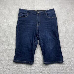 Carreli Blue Denim Capri Jeans Sarah Fit Women’s Size 18 / 36 Casual Shorts
